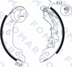 FOMAR FRICTION FO 9056